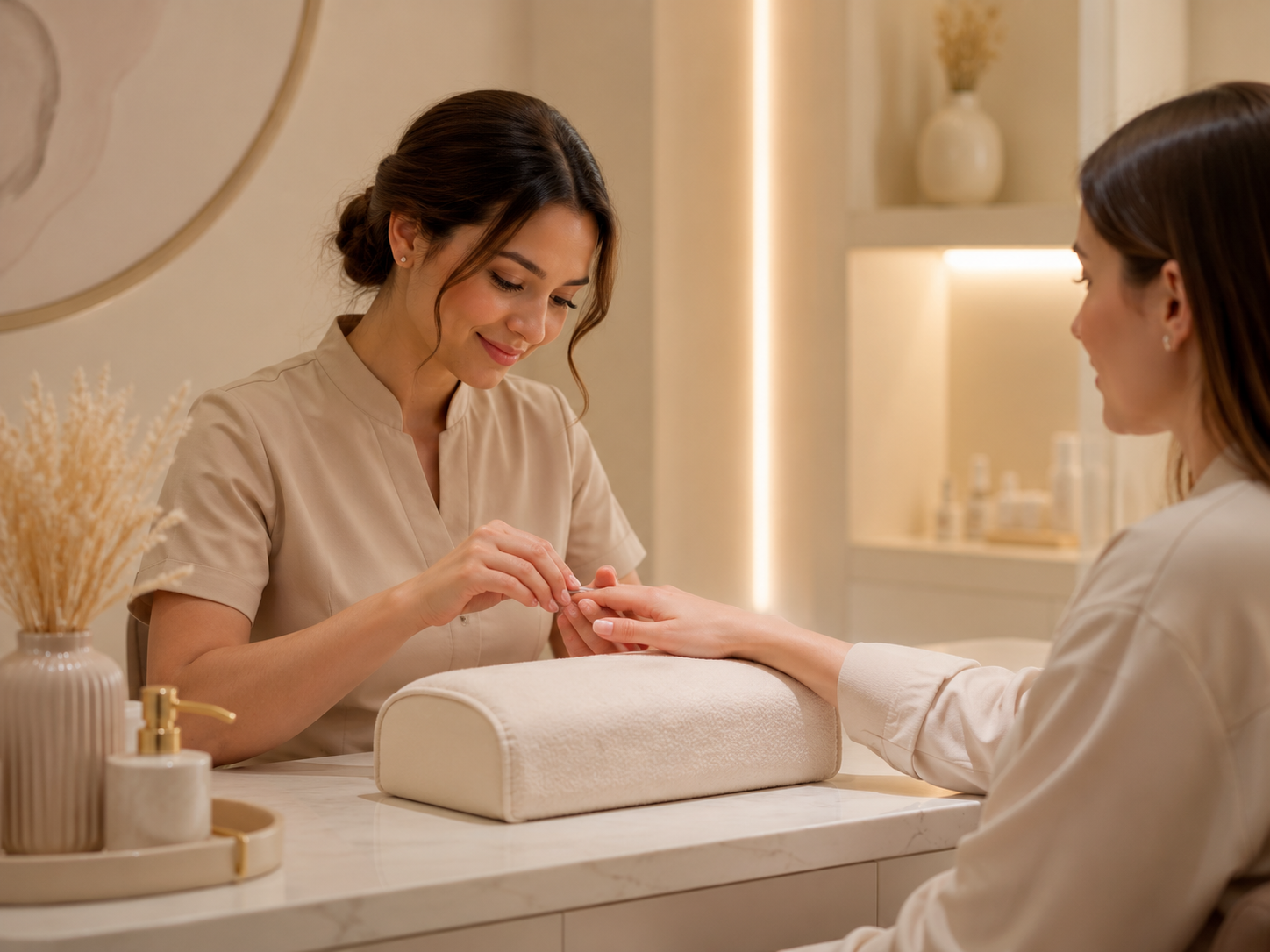 Relaxing nail care